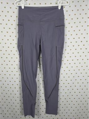 Victorias Secret SPORT Grey Knockout Leggings MEDIUM pockets